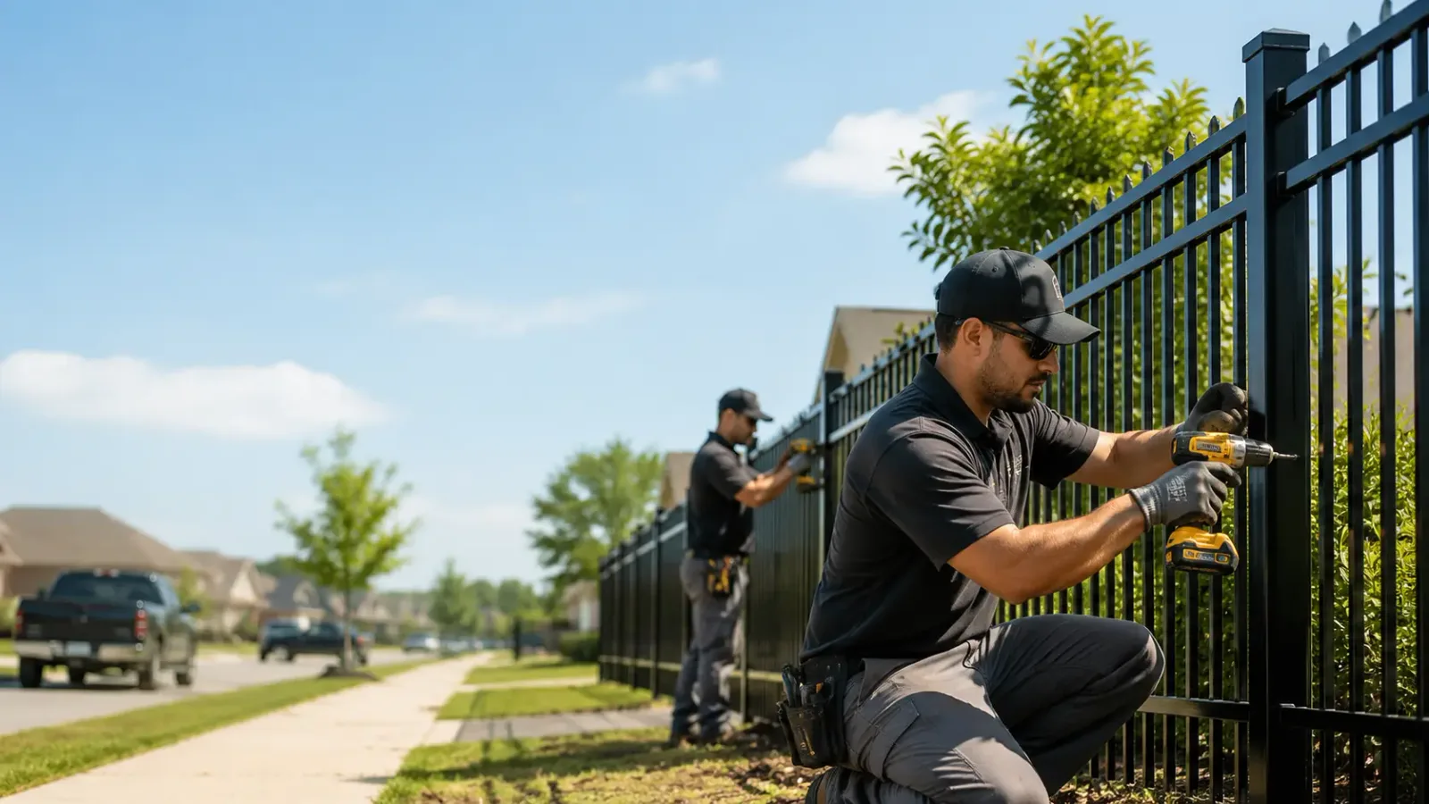 Metal Fence Installation in Westerly, RI